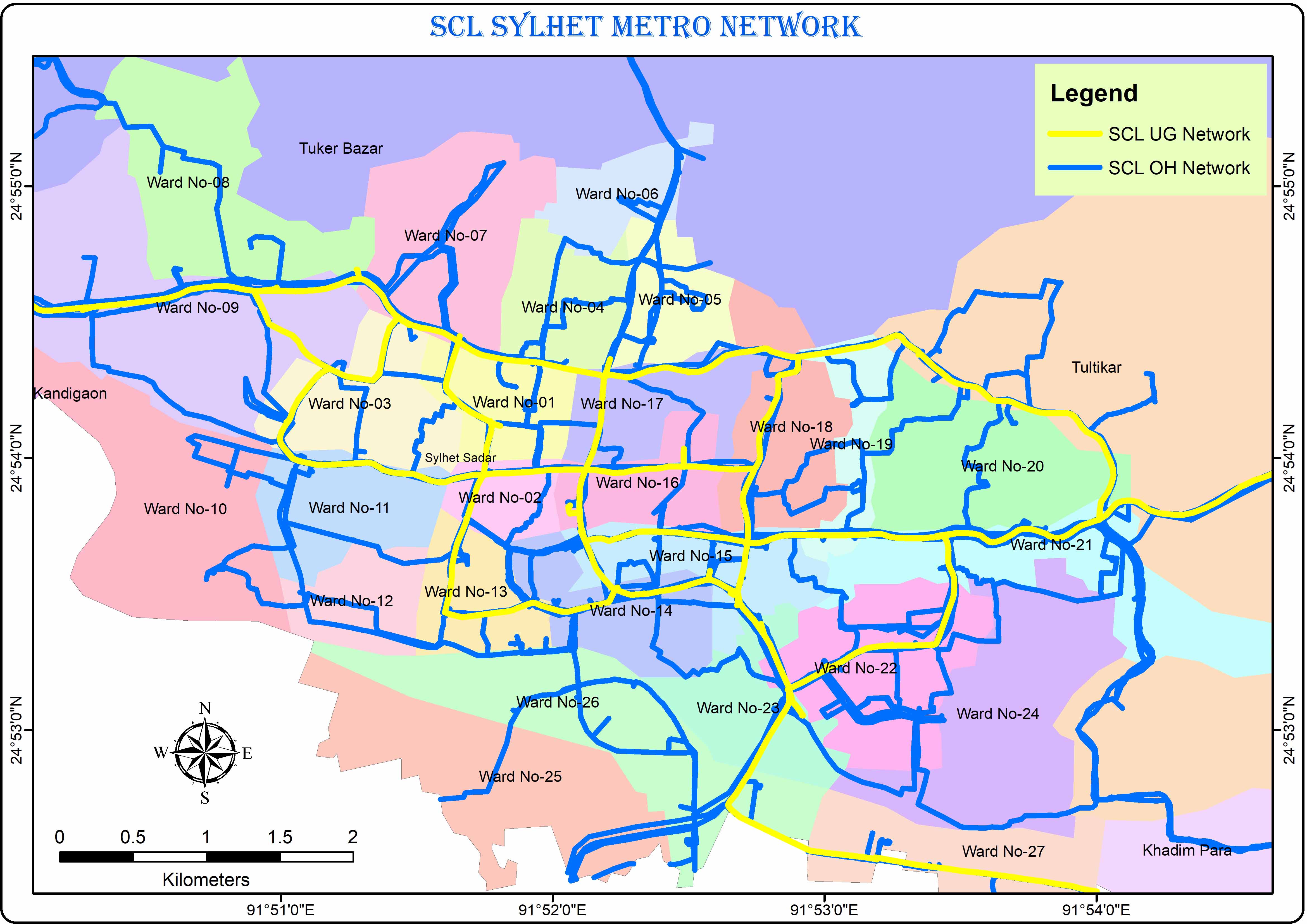 Sylhet Map Sylhet Map
