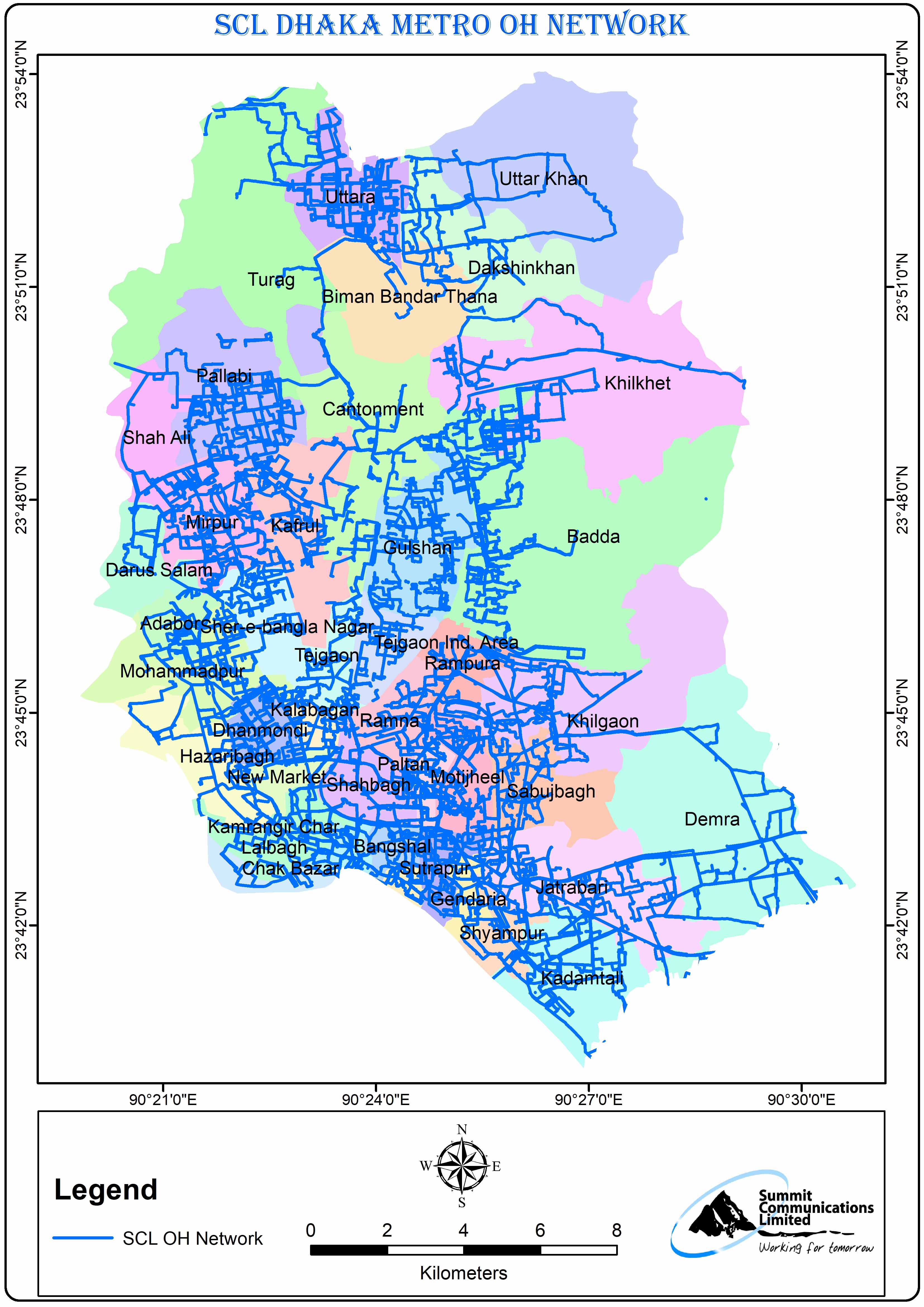 Dhaka Metro Map Dhaka Metro Map