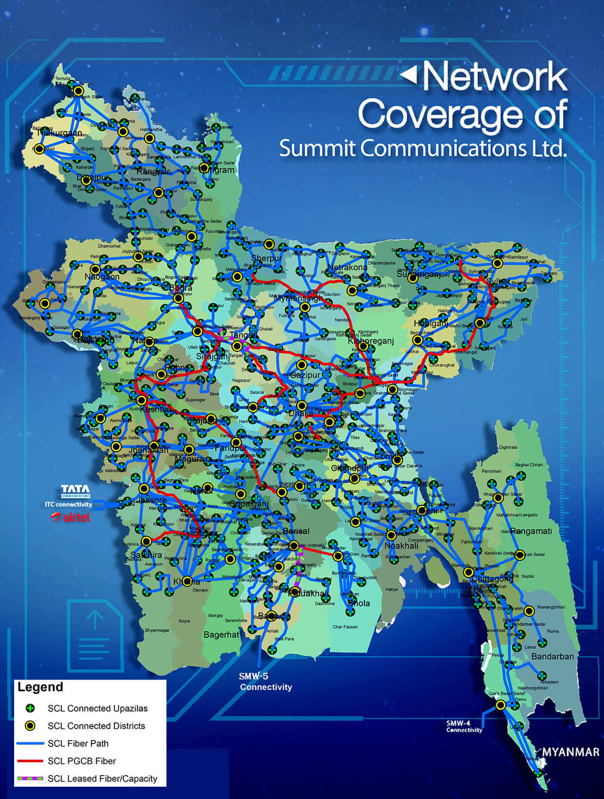 Nationwide Network Map Nationwide Network Map